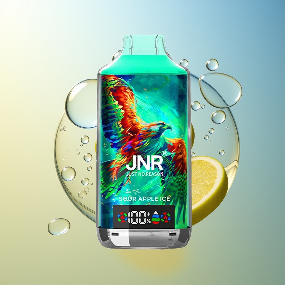 JNR Falcon X 18000 Puffi Melo Verde Ghiaccio E-Liquido 24ml Ricarica Rapida Type-C