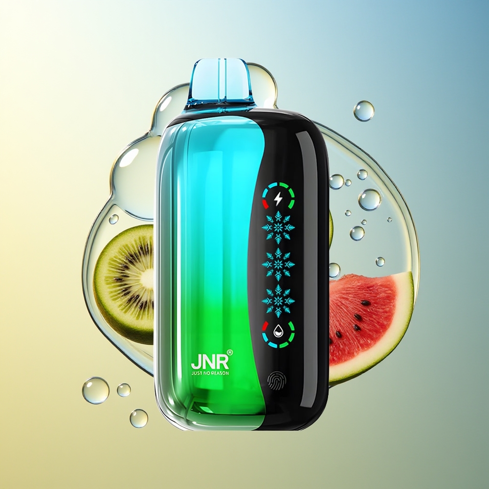 JNR Flex Ice 21000 Puff Dispositivo di Vapo Kiwi Anguria Ghiaccio Schermo Tattile Batteria 1000mAh