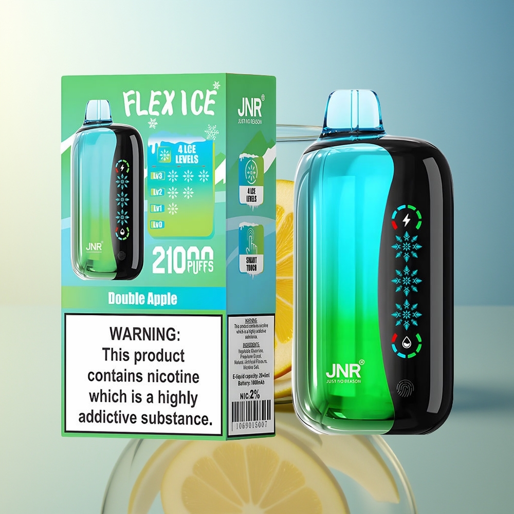 JNR Flex Ice 21000 Puff Doppia Mela Schermo Tattile