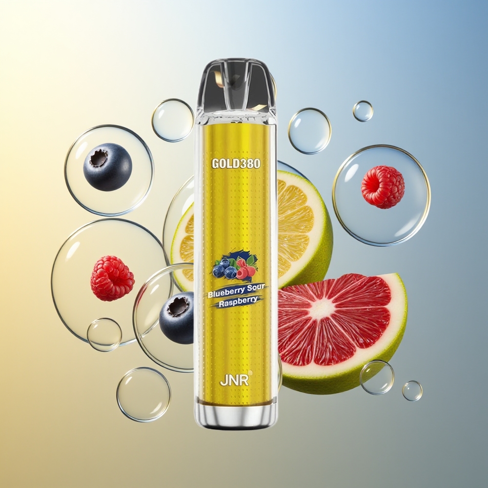 JNR Glod380 6000 Puff Mirtillo Lampone Acido 1500mAh 13ml