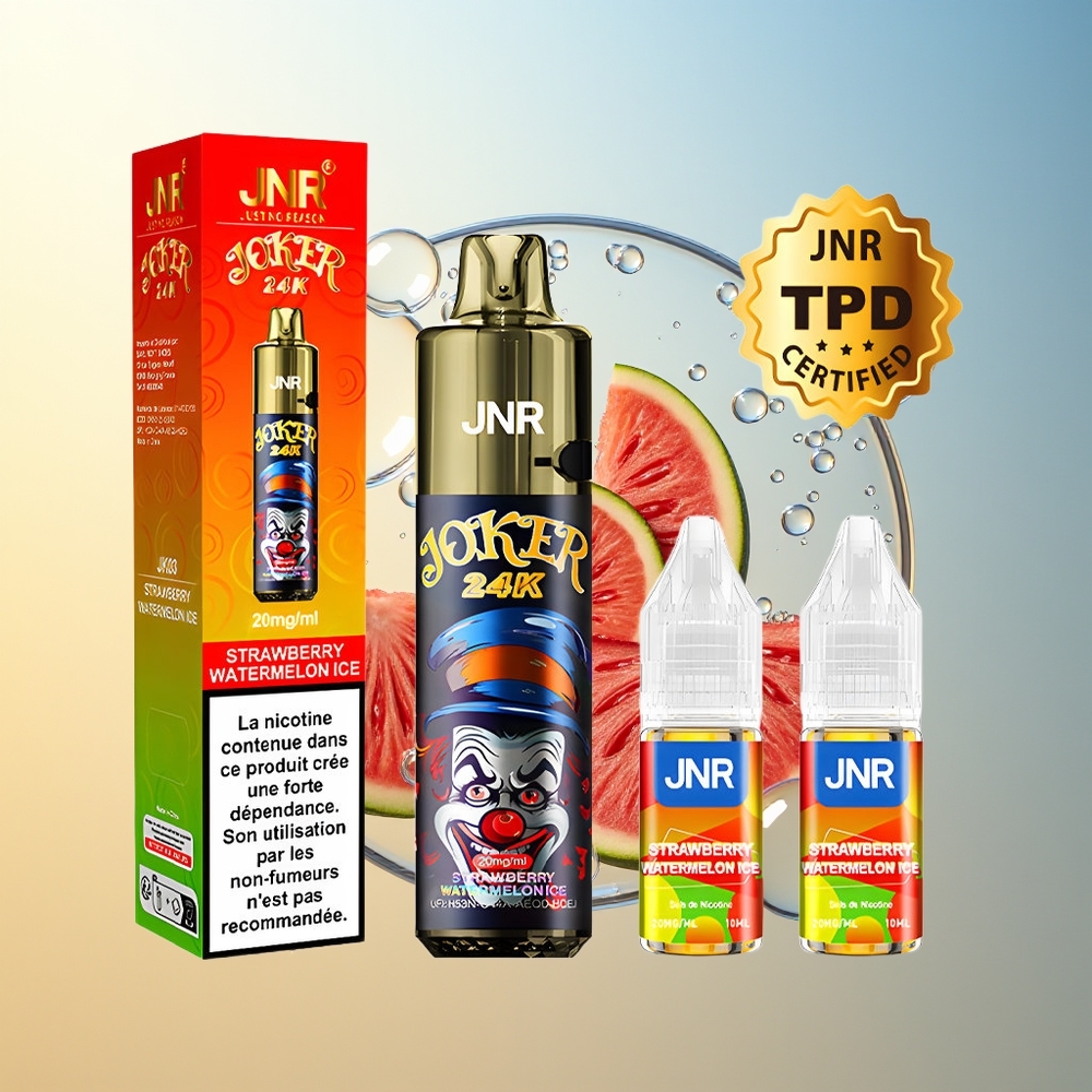 JNR Joker 24000 Puff Fragola Anguria Ghiaccio 2% Nicotina 800mAh