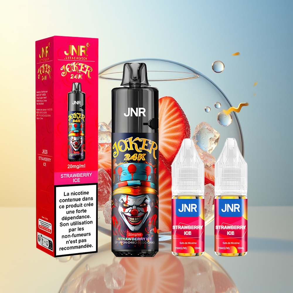 JNR Joker 24000 Puff Fragola Ghiaccio 2% Nicotina 800mAh