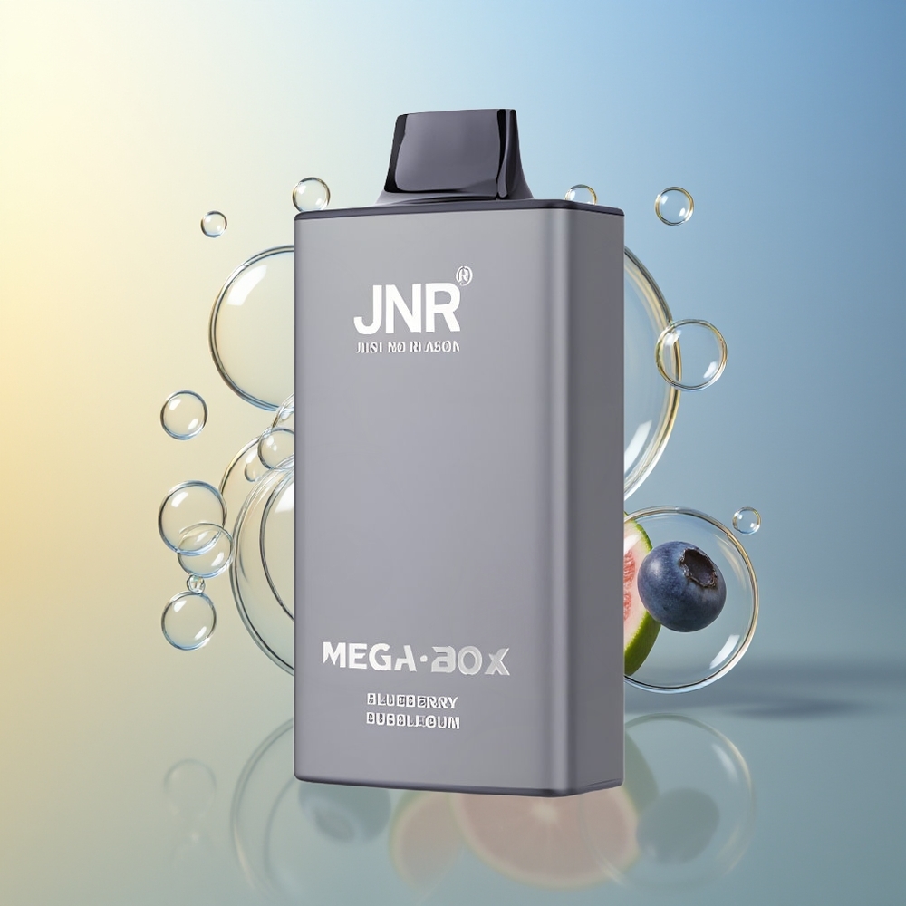 JNR Mega Box 25000 Puff Bubblegum Mirtillo Dual Mesh Tipo-C