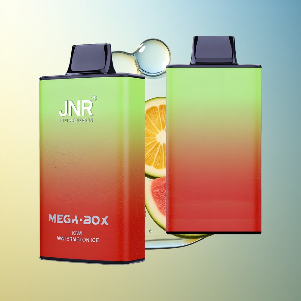 JNR Mega Box 25000 Puff Disposable Vape Kiwi Anguria Ghiaccio Dual Mesh