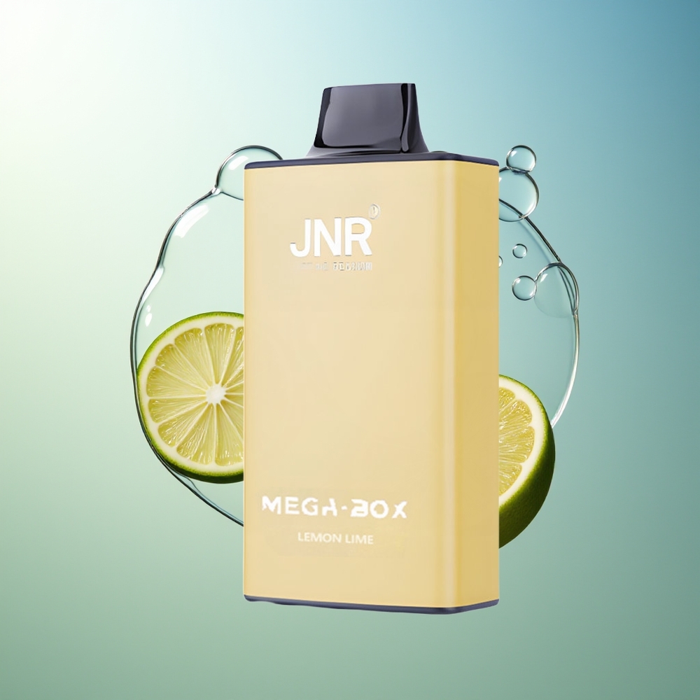 JNR Mega Box 25000 Puff Disposable Vape Limone & Lime Dual Mesh Coil