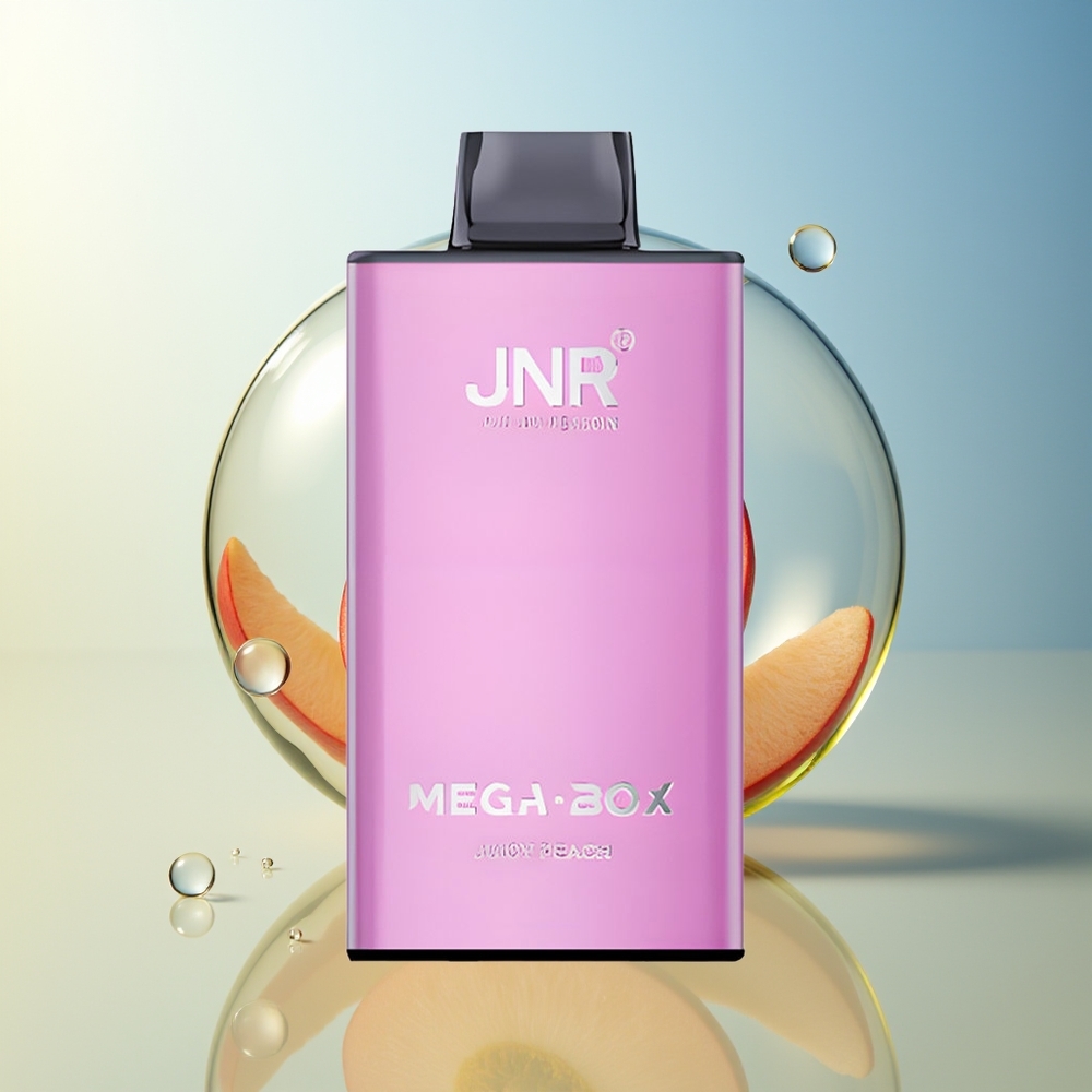 JNR Mega Box 25000 Puff Disposable Vape Pesca Succosa Dual Mesh & 850mAh