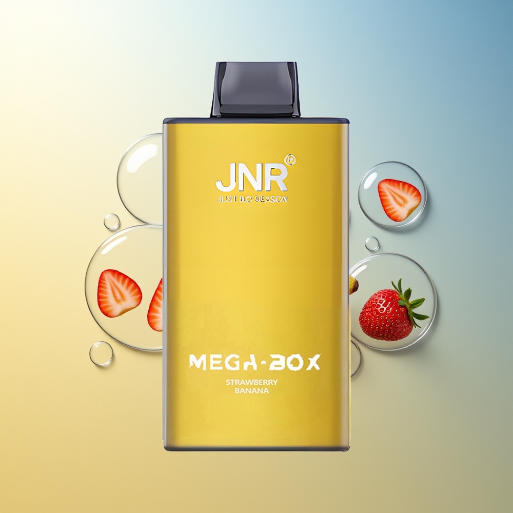 JNR Mega Box 25000 Puff Fragola Banana Dual Mesh Tipo-C