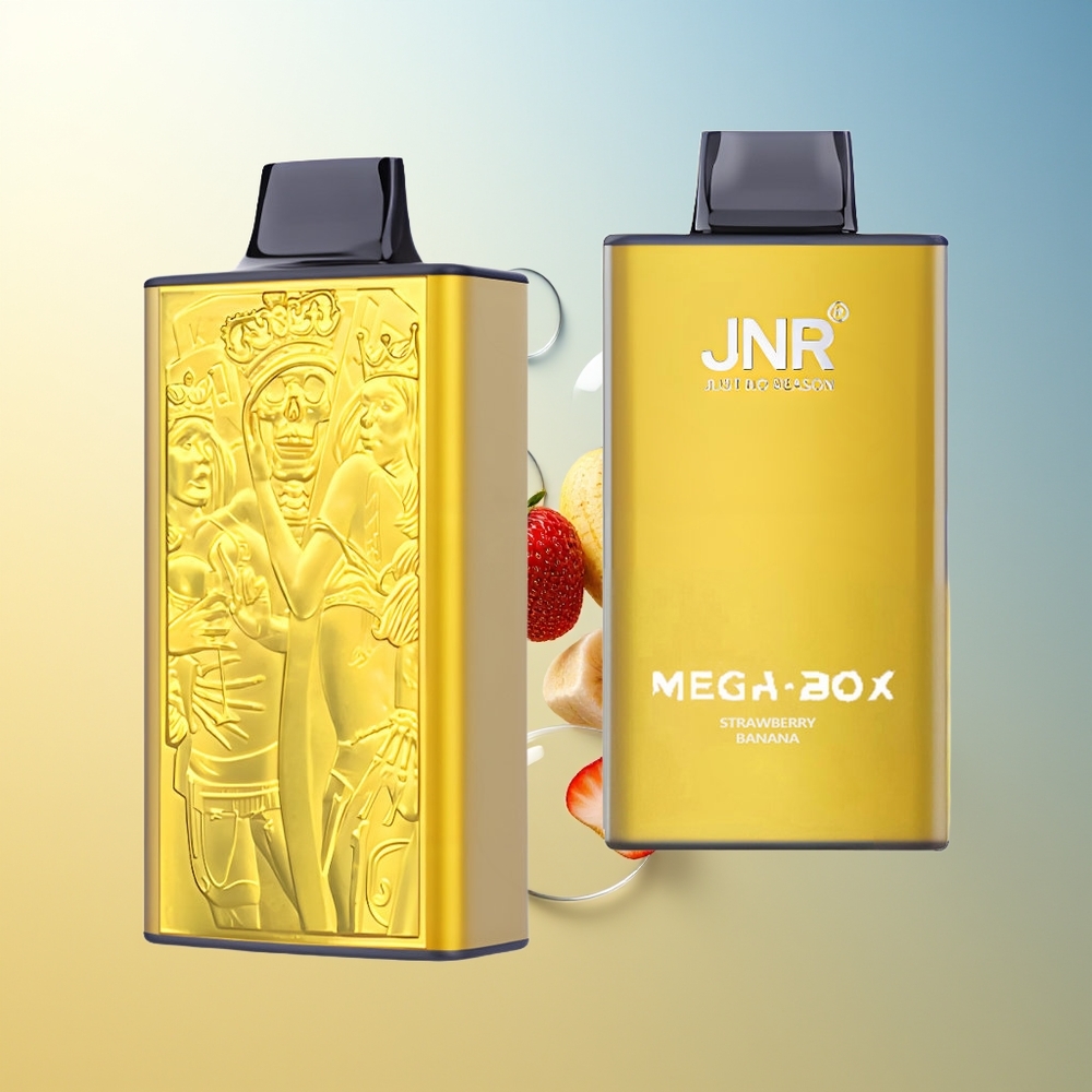 JNR Mega Box 25000 Puff Fragola Banana Dual Mesh Tipo-C
