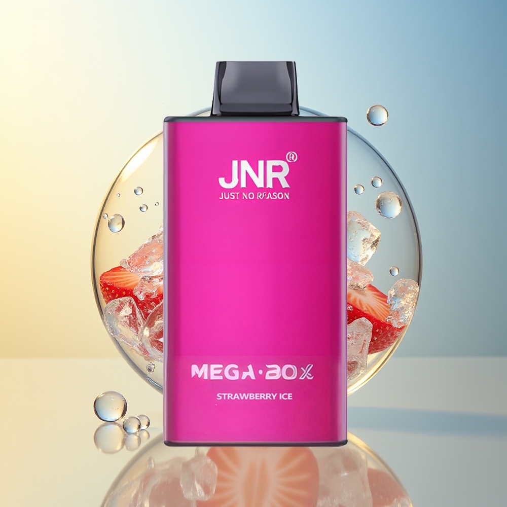 JNR Mega Box 25000 Puff Fragola Ghiaccio Dual Mesh Tipo-C