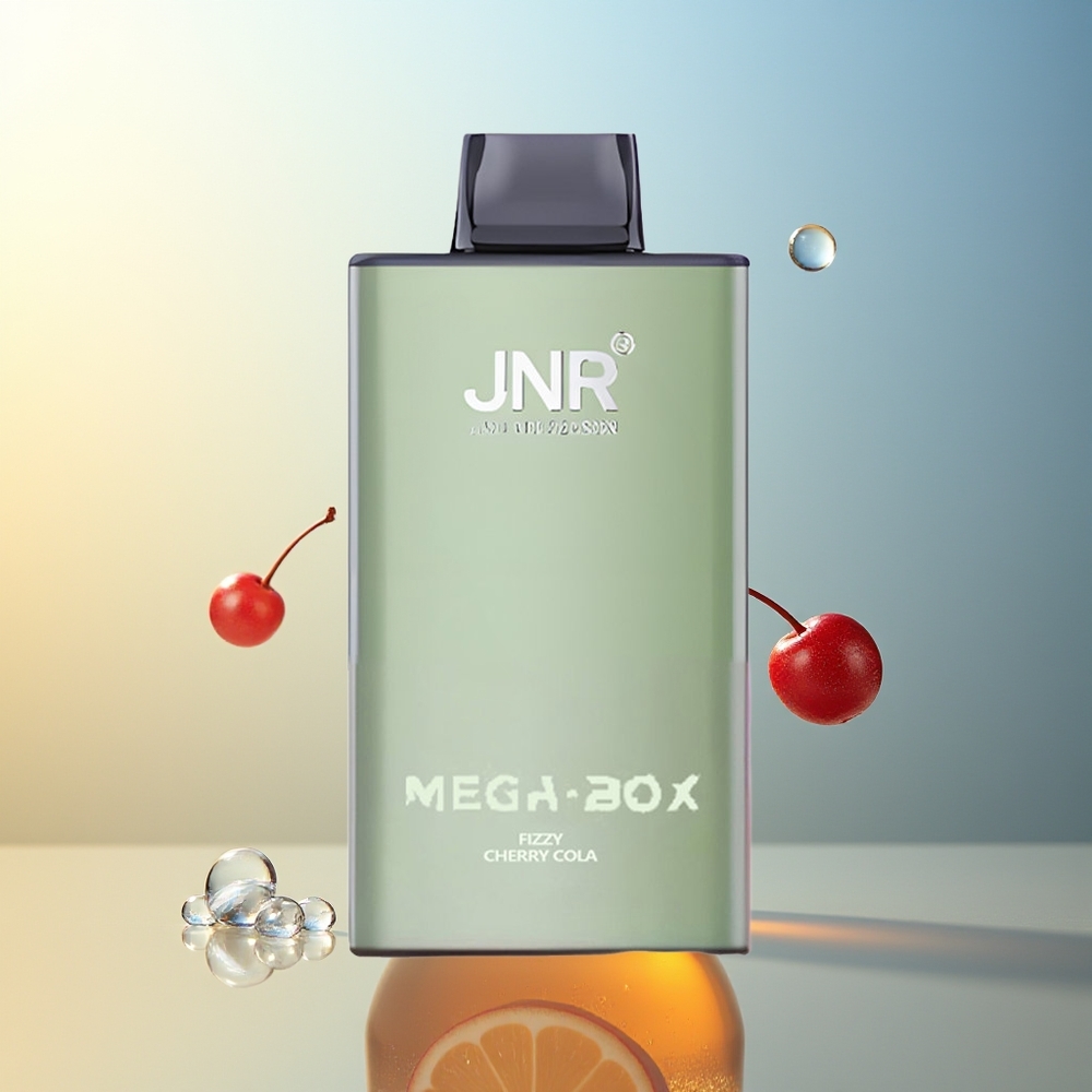 JNR Mega Box 25000 Puff Vape Ciliegia Frizzante Cola Dual Mesh Type-C