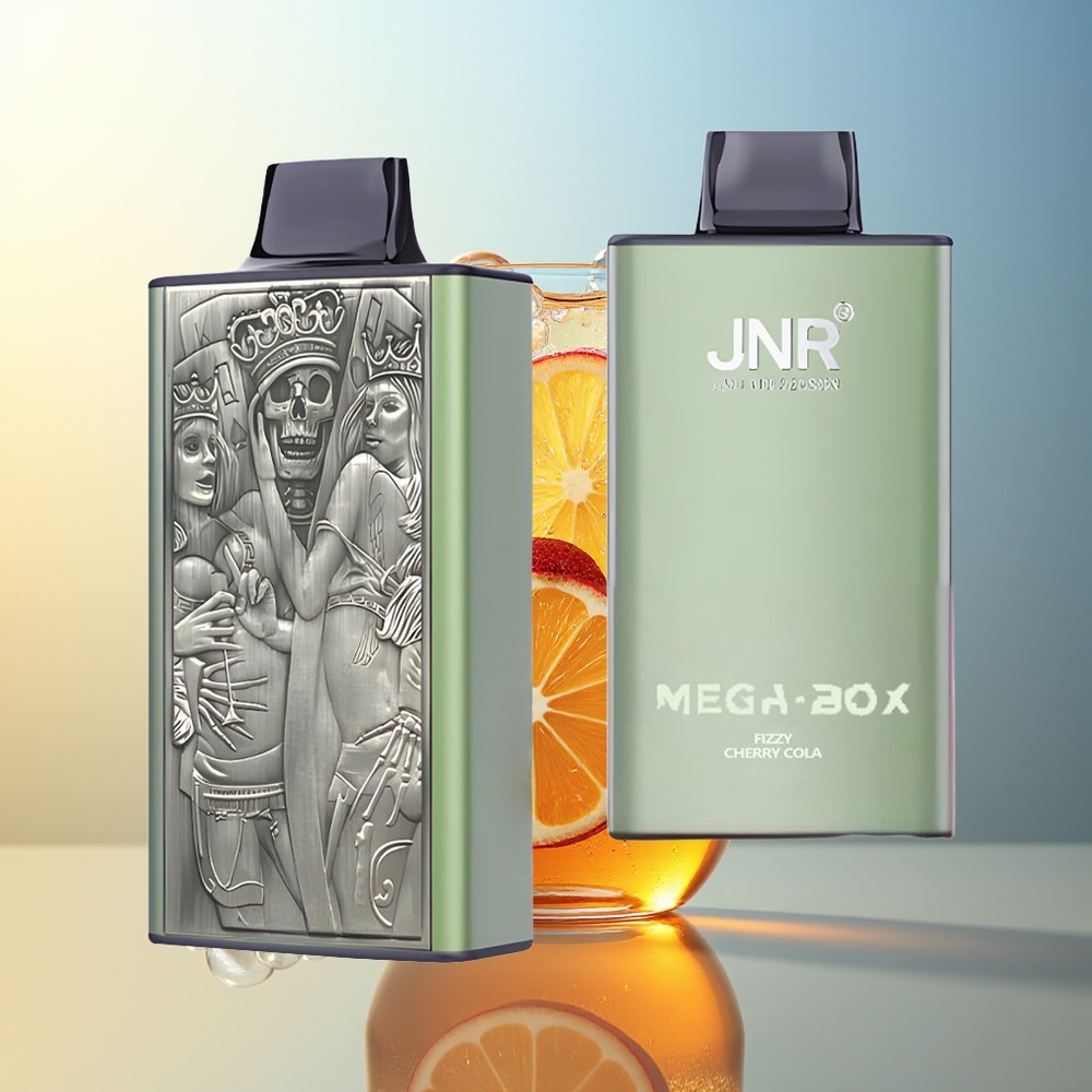 JNR Mega Box 25000 Puff Vape Ciliegia Frizzante Cola Dual Mesh Type-C