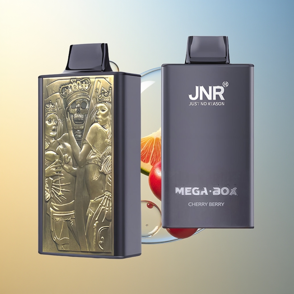 JNR Mega Box 25000 Puff Vape Ciliegia Mora Dual Mesh