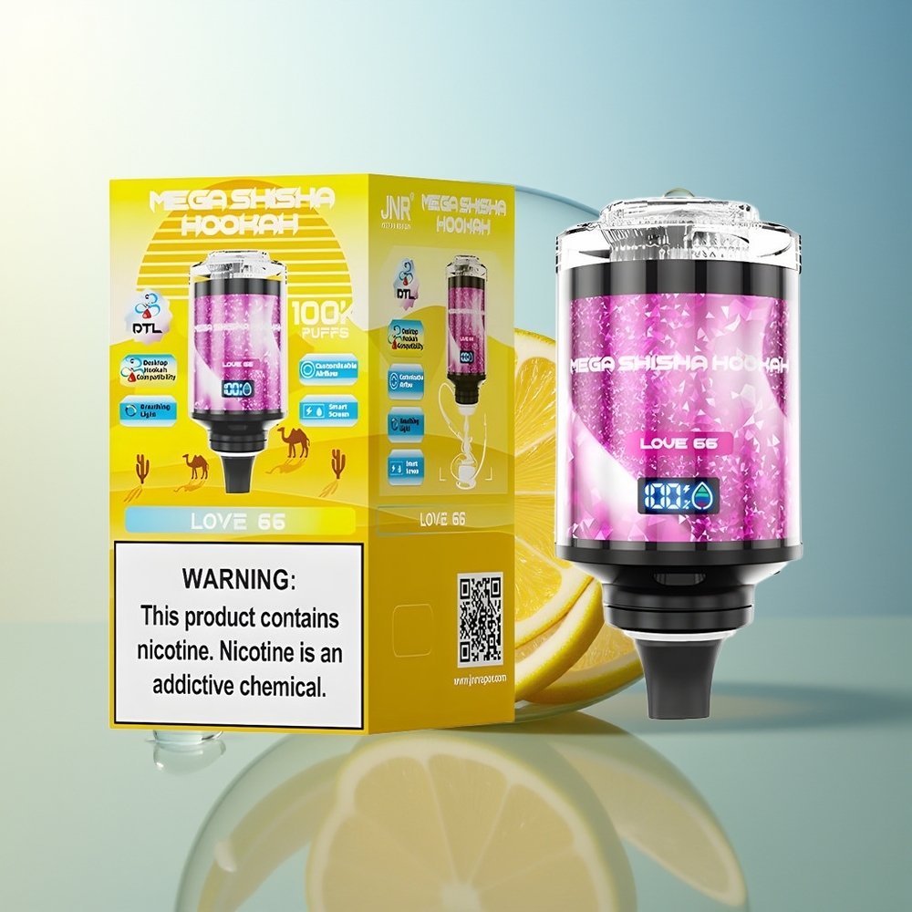 JNR Mega Shisha Hookah 100K 2200mAh Amore 66