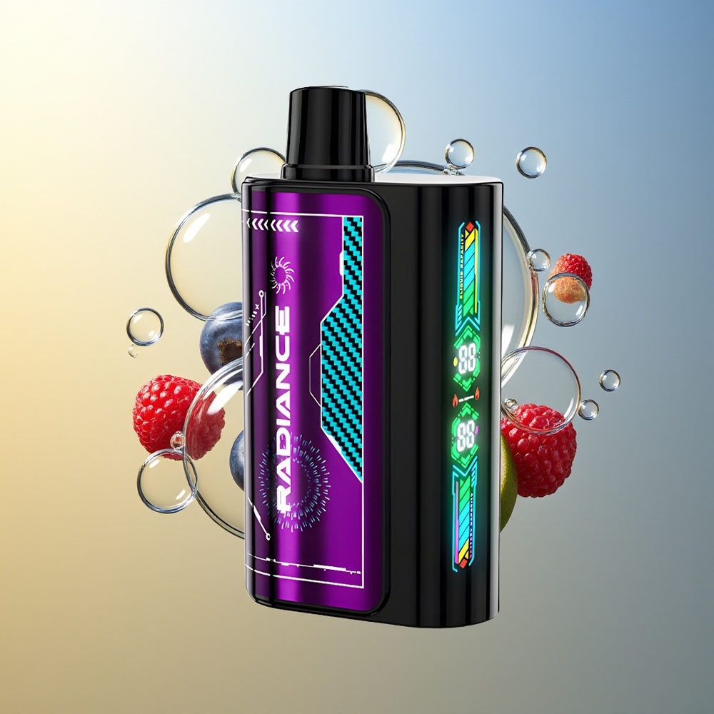 JNR Radiance 31000 Puff Blu Lampone Acido Dual Mesh Coil