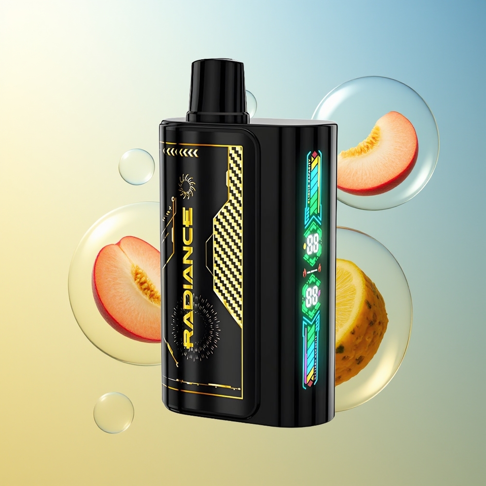 JNR Radiance 31000 Puff Disposable Vape Pesca Mango Ananas Dual Mesh Coil Type-C