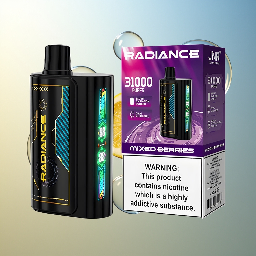 JNR Radiance 31000 Puff Doppia Rete Misto Frutti di Bosco 28ml