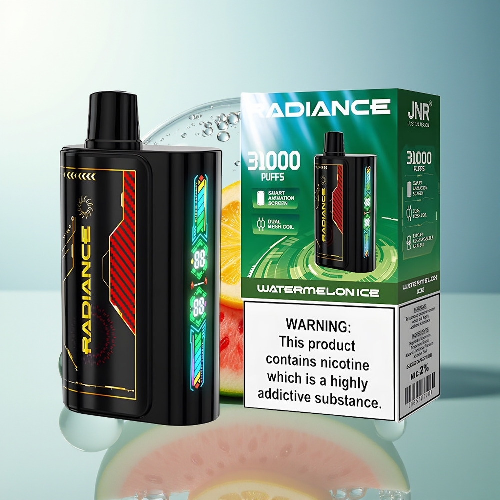 JNR Radiance 31000 Puff Vape Anguria Ghiaccio Dual Mesh Coil