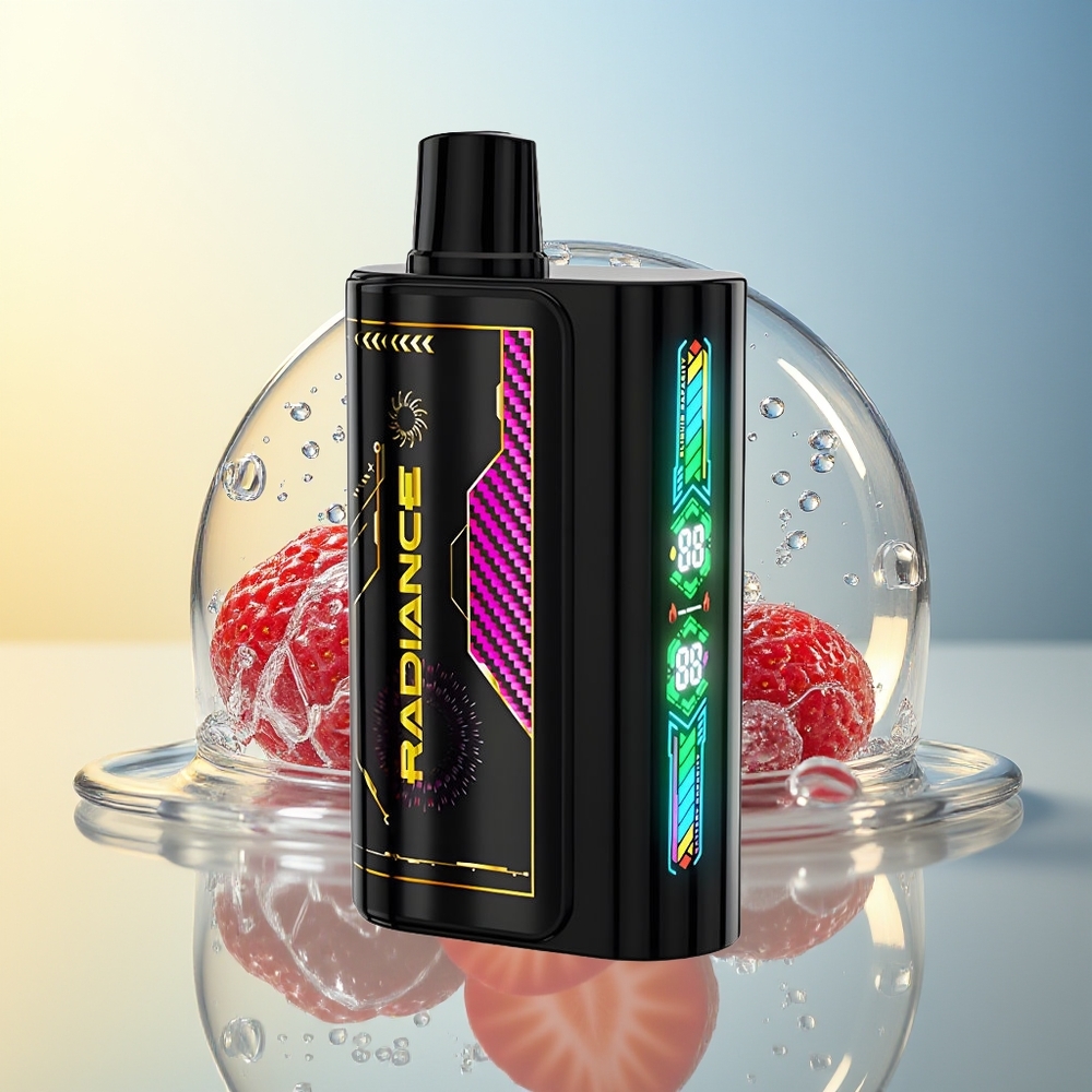 JNR Radiance 31000 Puff Vaporizzatore Monouso Fragola Ghiaccio Dual Mesh Coil