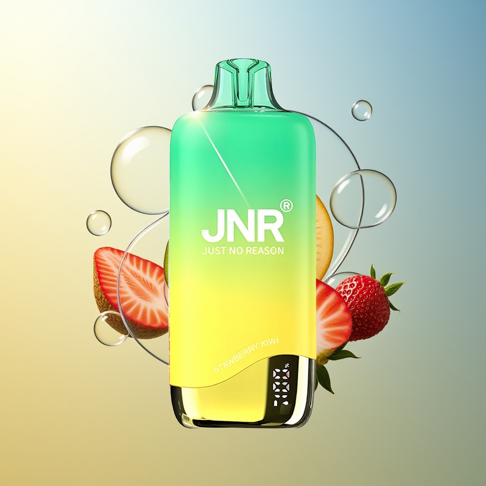 JNR Rainbow 10500 Puff Fragola Kiwi 18ml Mesh Coil