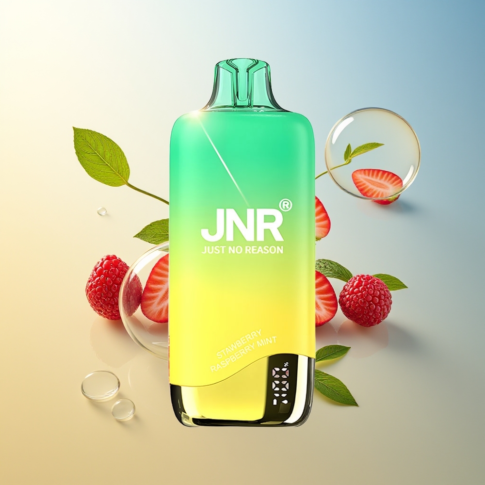 JNR Rainbow 10500 Puff Fragola Lampone Menta 18ml Mesh
