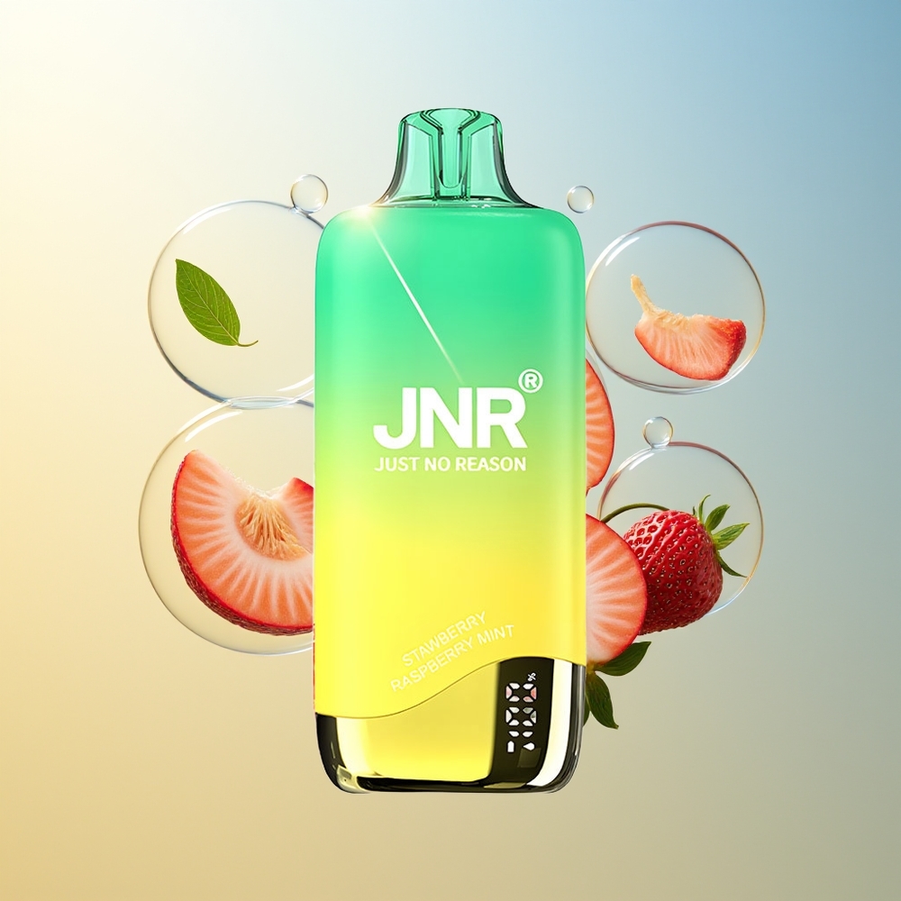 JNR Rainbow 10500 Puff Fragola Pesca Menta 18ml 0.8ohm Mesh