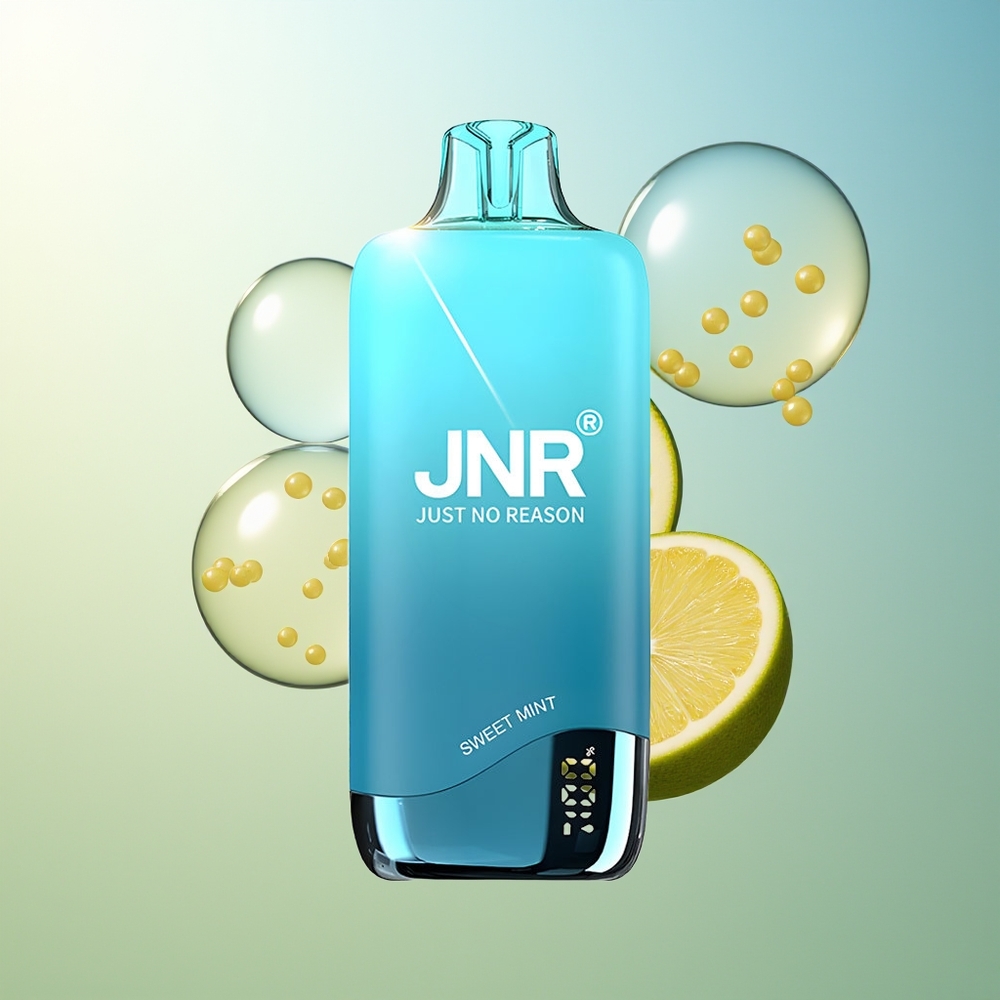 JNR Rainbow 10500 Puff Vaporizzatore Disposabile Dolce Menta Mesh 18ml