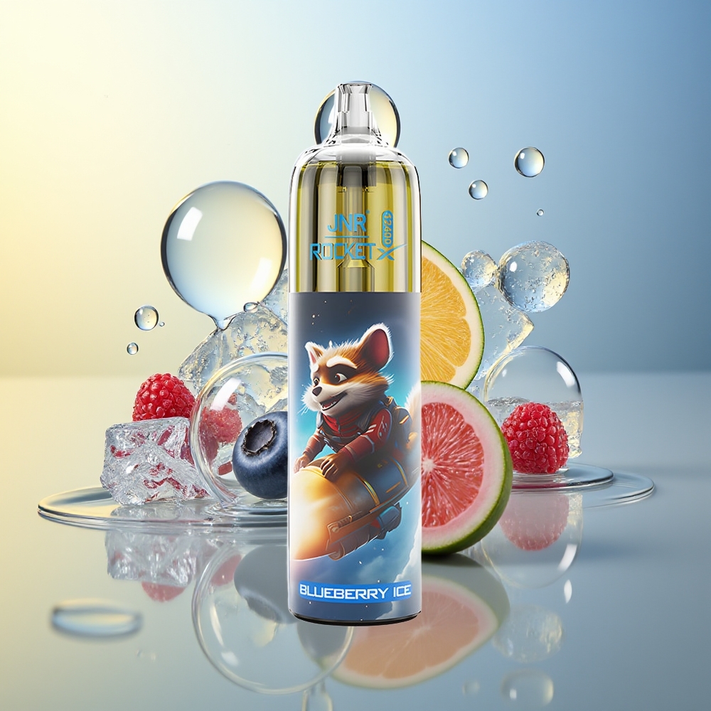 JNR Rocket-X 12400 Puff Disposable Vape Mirtillo Ghiaccio con RGB Lights e 850mAh Battery