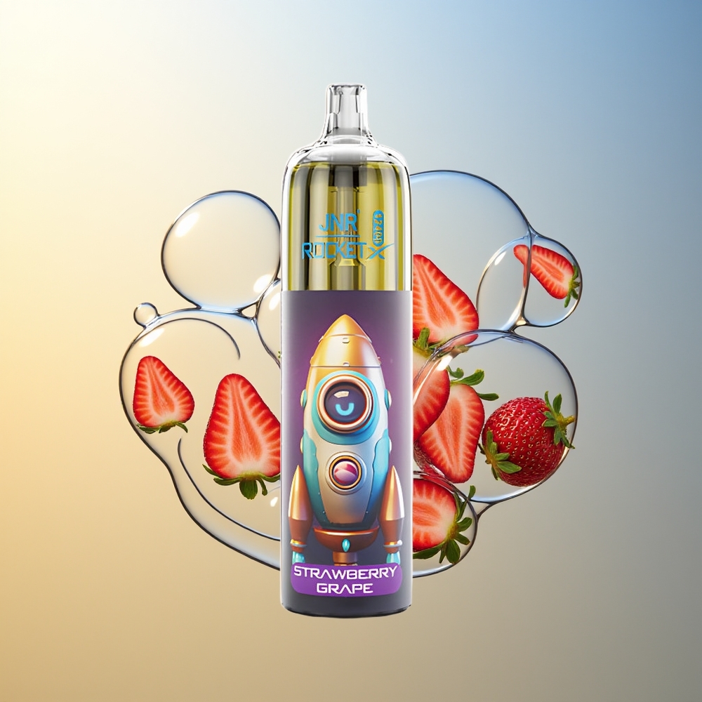 JNR Rocket-X 12400 Puff Fragola Uva Ricarica Rapida Tipo-C 850mAh