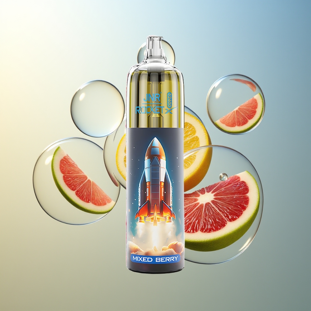 JNR Rocket-X 12400 Puff Misto Frutti di Bosco con RGB e 25ml