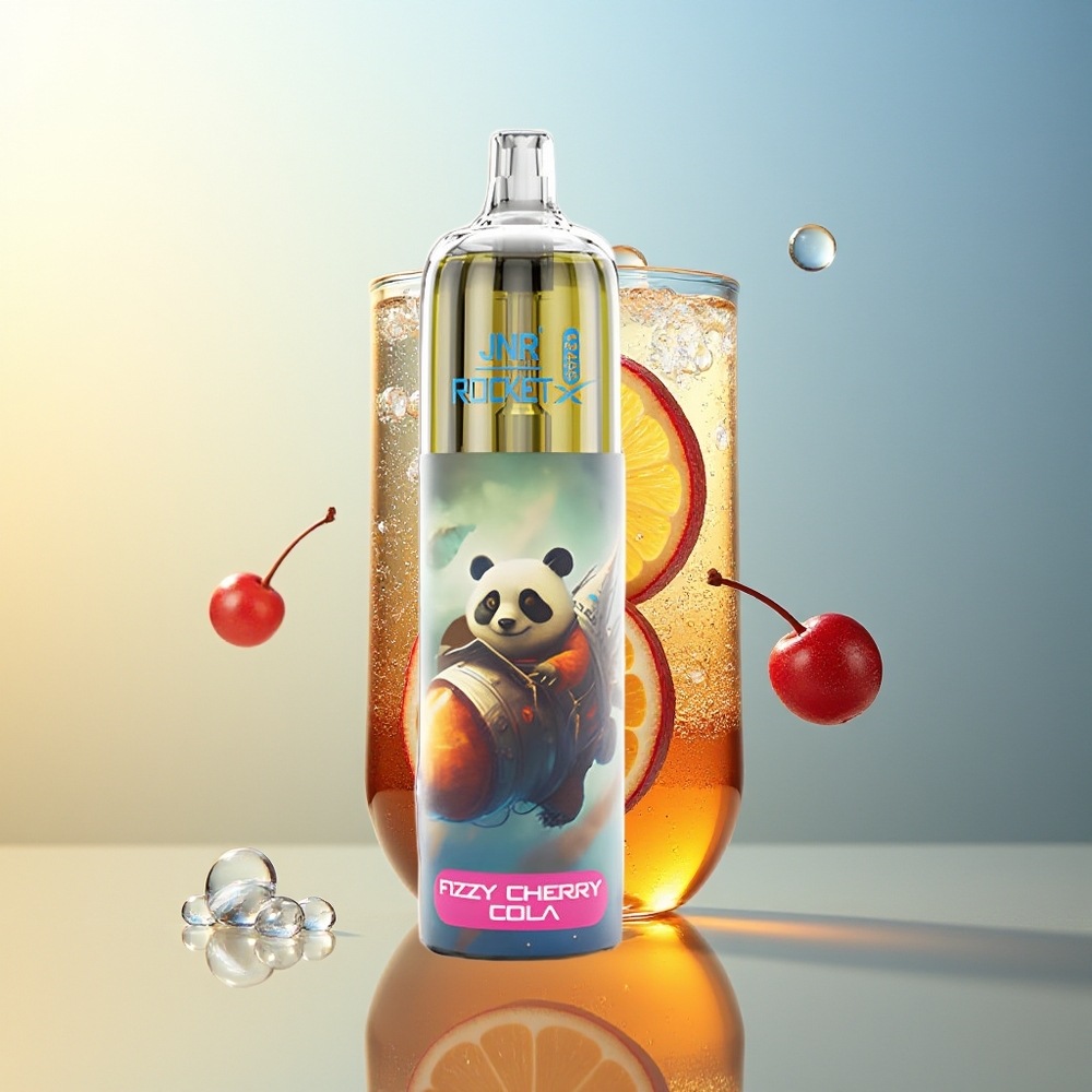 JNR Rocket-X 12400 Puff Vape Ciliegia Cola Frizzante con Batteria 850mAh e Caricamento Type-C