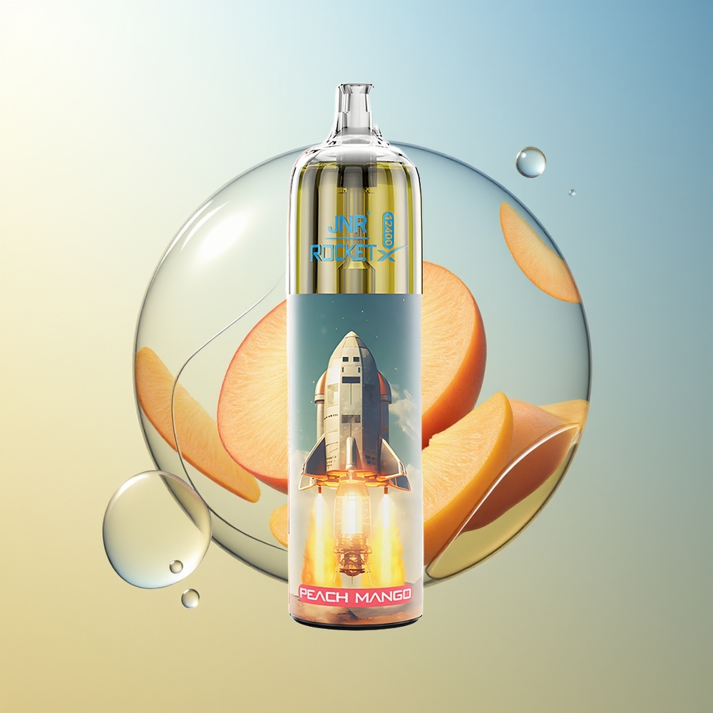 JNR Rocket-X 12400 Puff Vape Pesca Mango Flusso d'Aria Regolabile Batteria 850mAh
