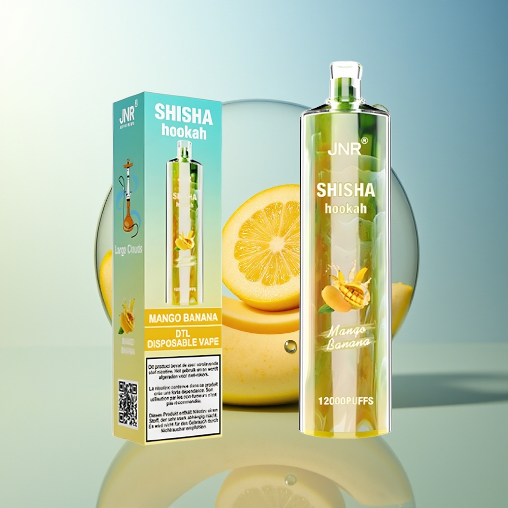 JNR Shisha Hookah 12000 Puff Mango Banana 750mAh Type-C