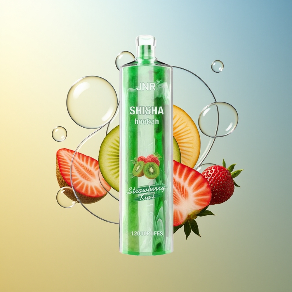 JNR Shisha Hookah 12000 Puffs Fragola Kiwi 750mAh