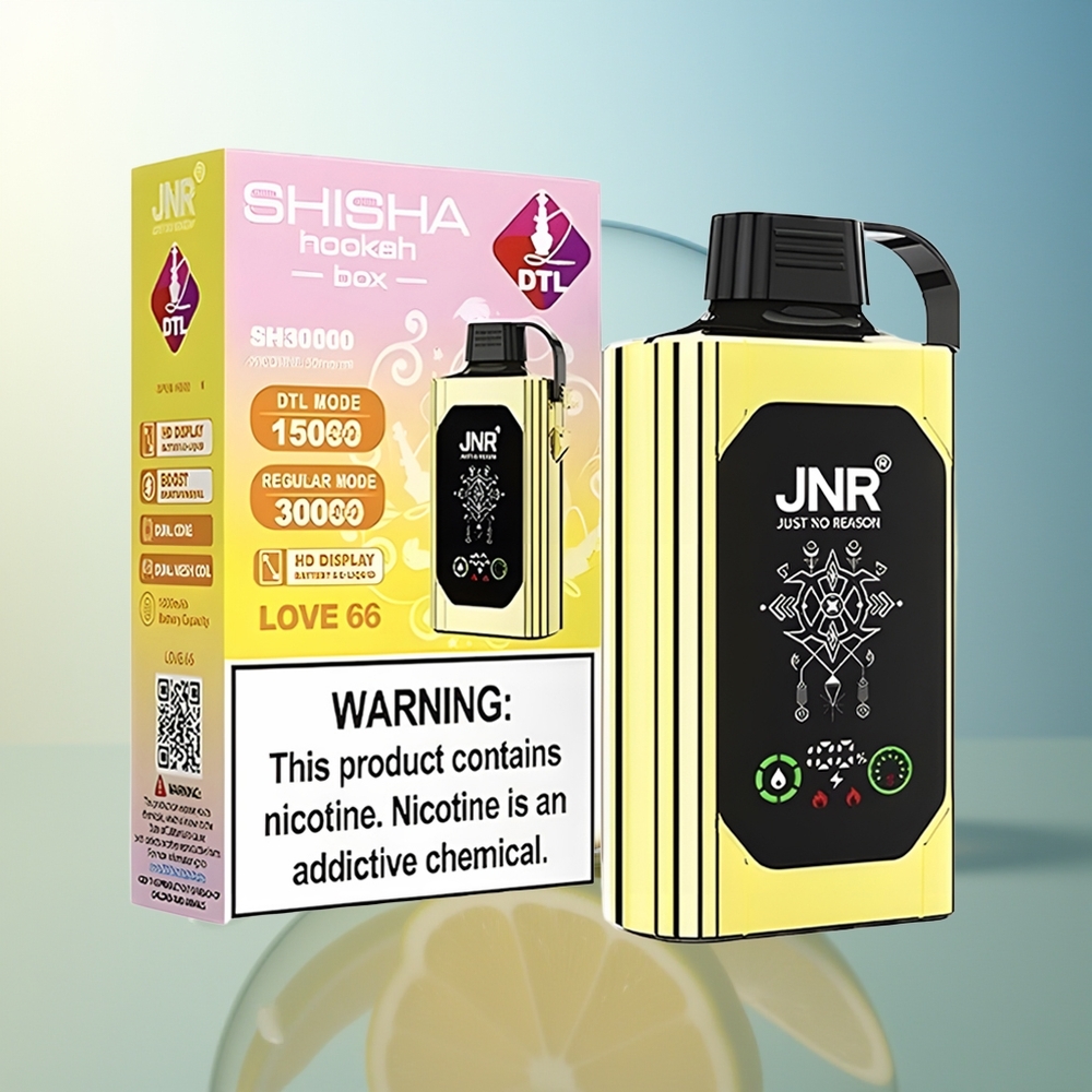 JNR Shisha Hookah Box 20500 Puff Amore 66 Doppio Mesh & Doppio Core