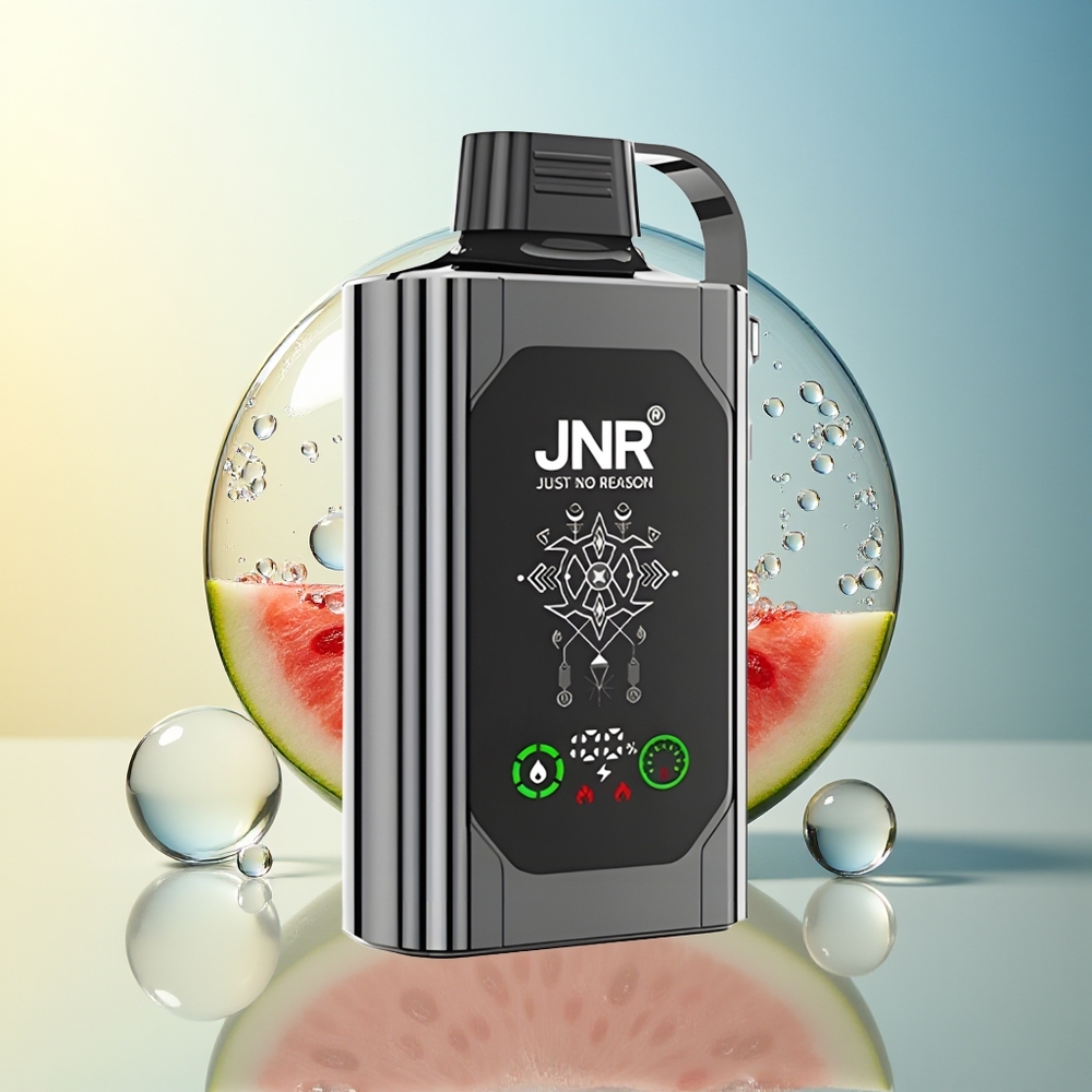 JNR Shisha Hookah Box 20500 Puff Anguria Ghiacciata Display HD Dual Mesh Coil