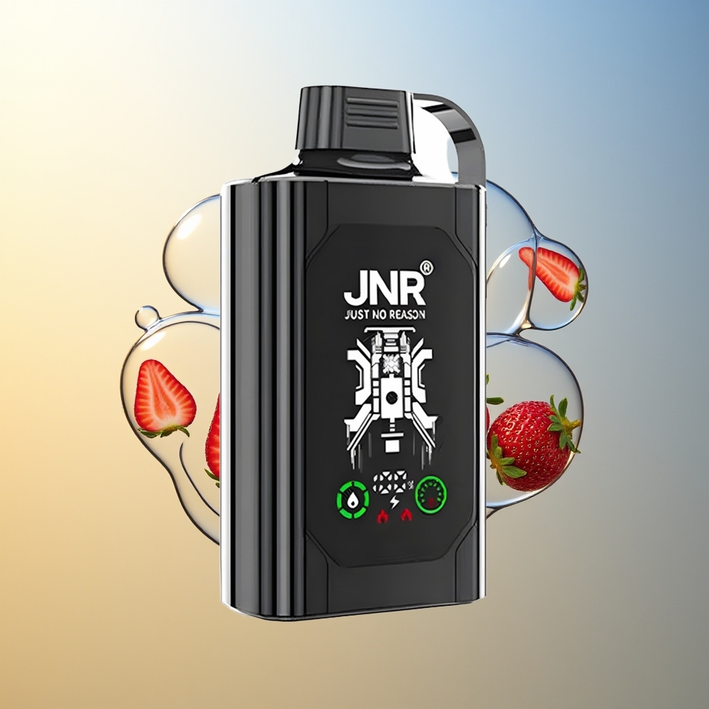 JNR Shisha Hookah Box 20500 Puff Fragola Uva Doppia Mesh Dual Core