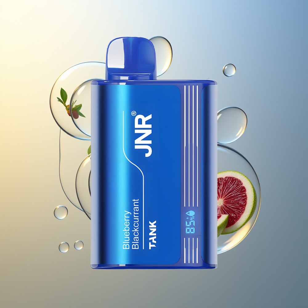 JNR Tank 10000 Puff Display Digitale Mirtillo Nero e Mirtillo Blu