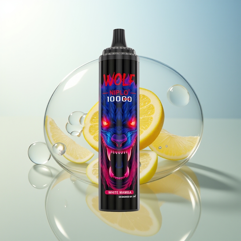 JNR Wolf Niplo 10000 Puff 20ml Mamba Bianca