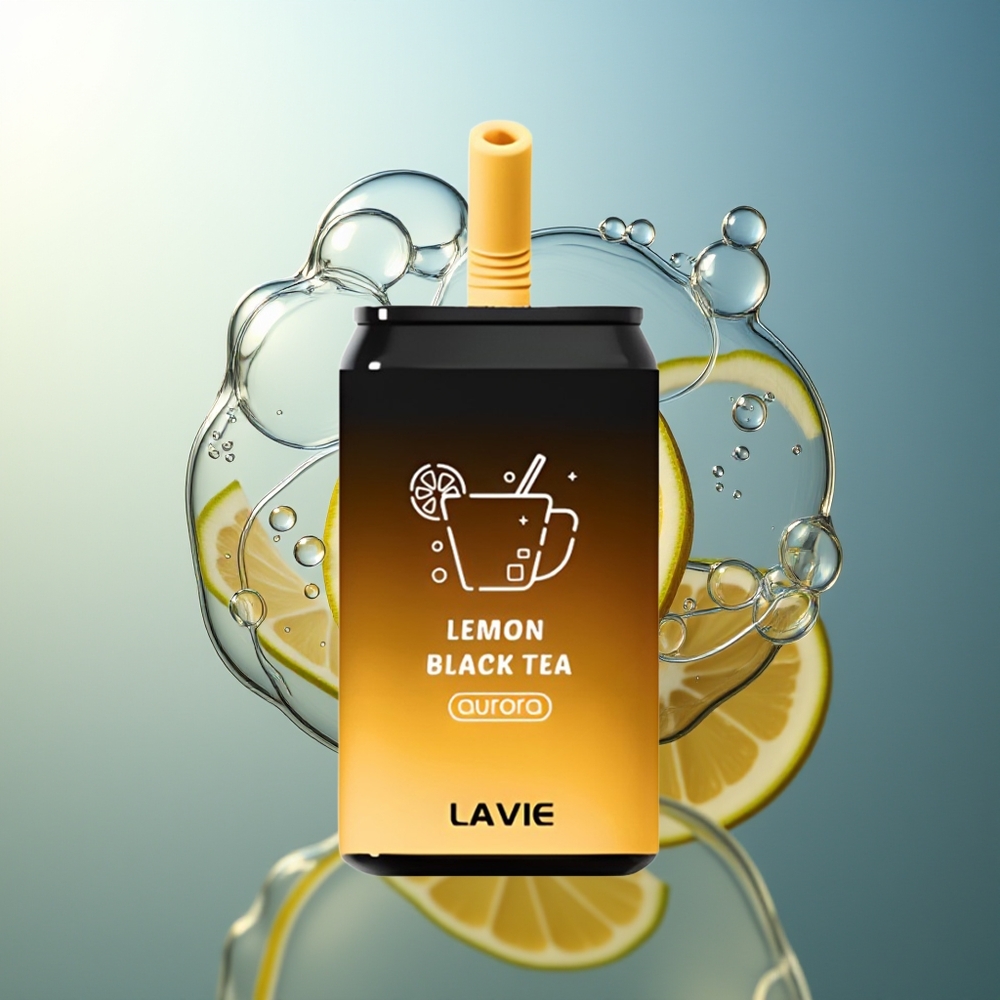LAVIE Aurora 11000 Puff Tè Nero al Limone Ricaricabile Tipo C 22ML