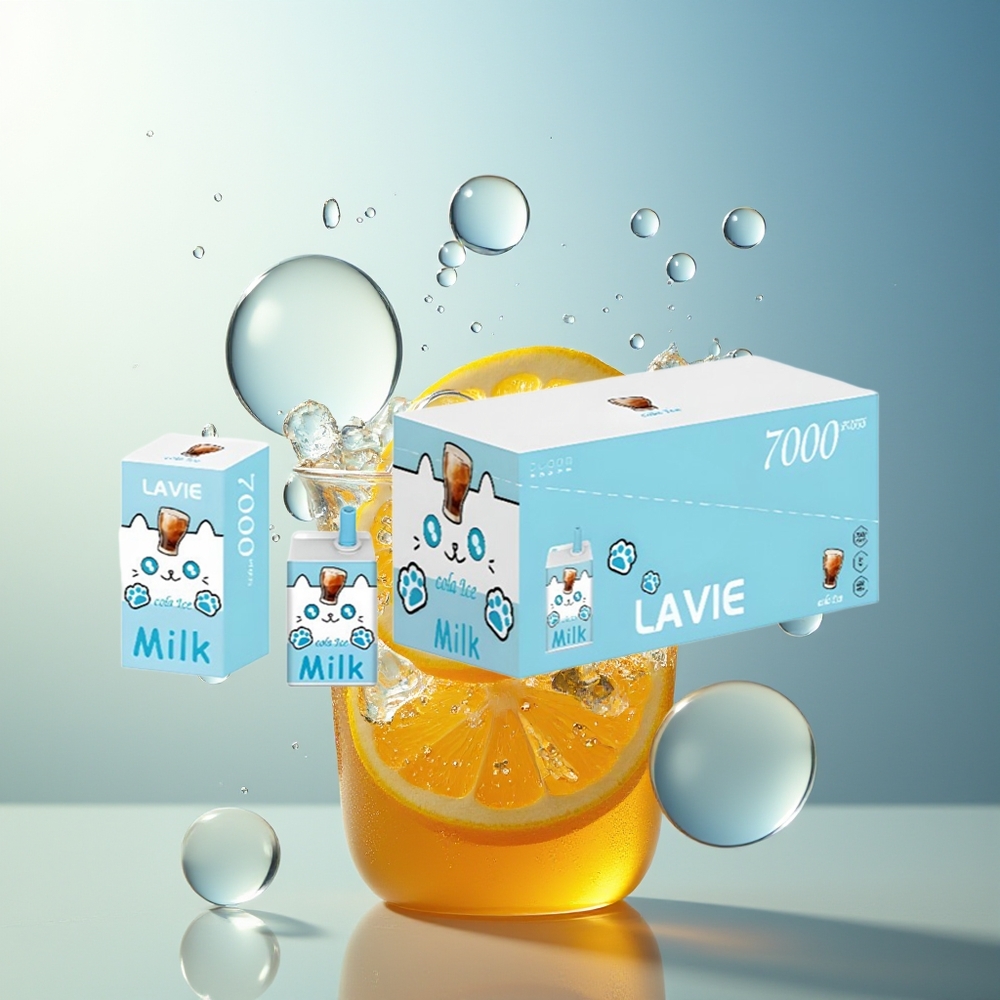 LAVIE Milk 7000 Puff Cola Ghiaccio 16ML Tipo C Ricaricabile