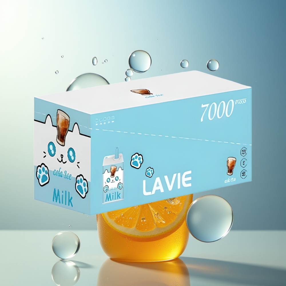 LAVIE Milk 7000 Puff Cola Ghiaccio 16ML Tipo C Ricaricabile
