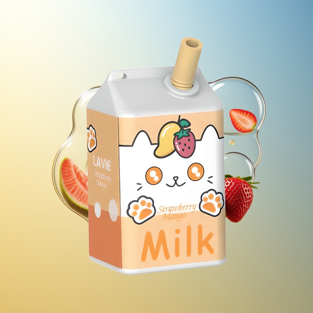 LAVIE Milk 7000 Puff Fragola Mango Ricaricabile Type C