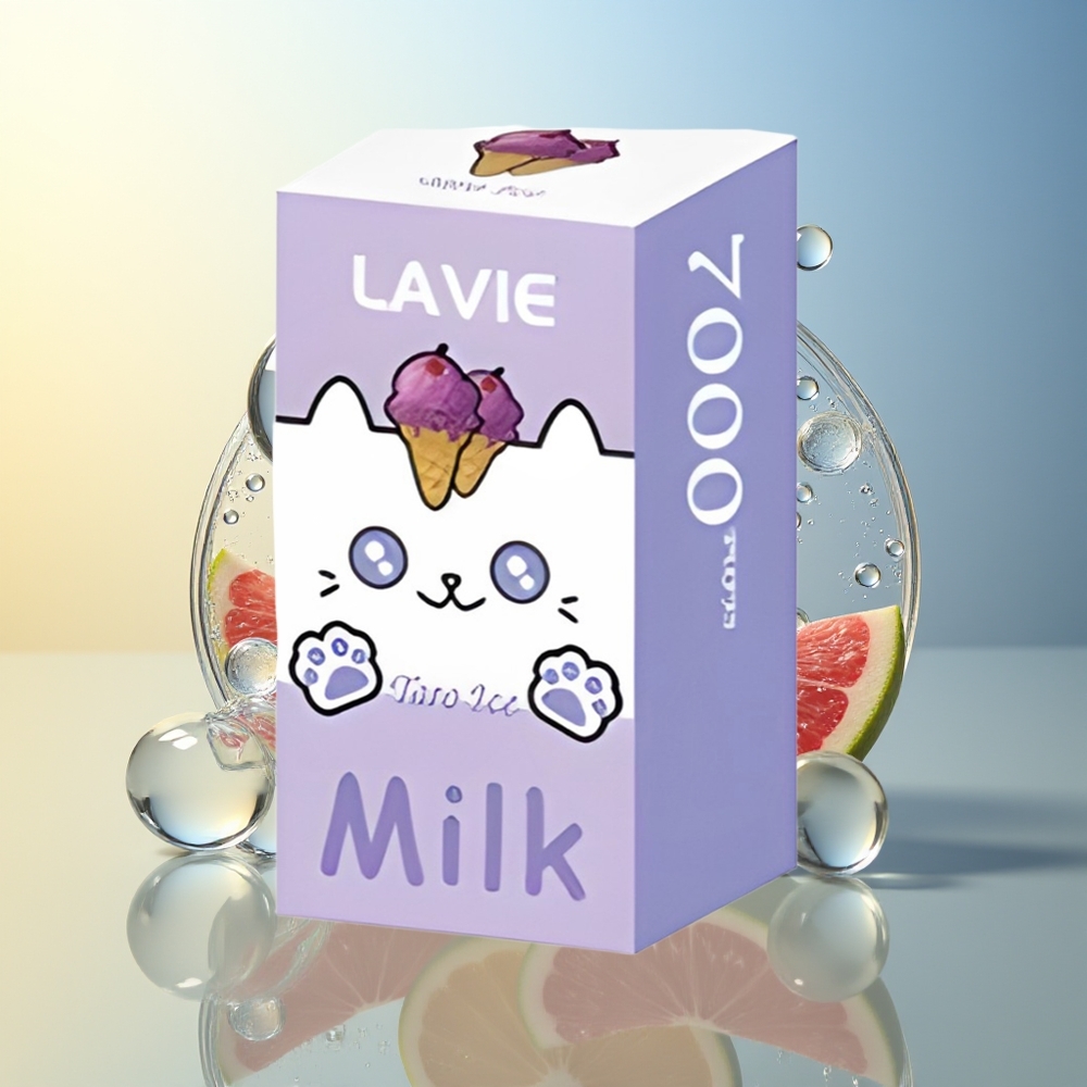 LAVIE Milk 7000 Puff Ghiaccio d\'Uva Ricaricabile Type C