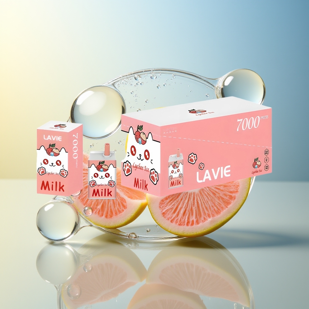 LAVIE Milk 7000 Puff Litchi Ghiaccio Ricaricabile Type C 16ML