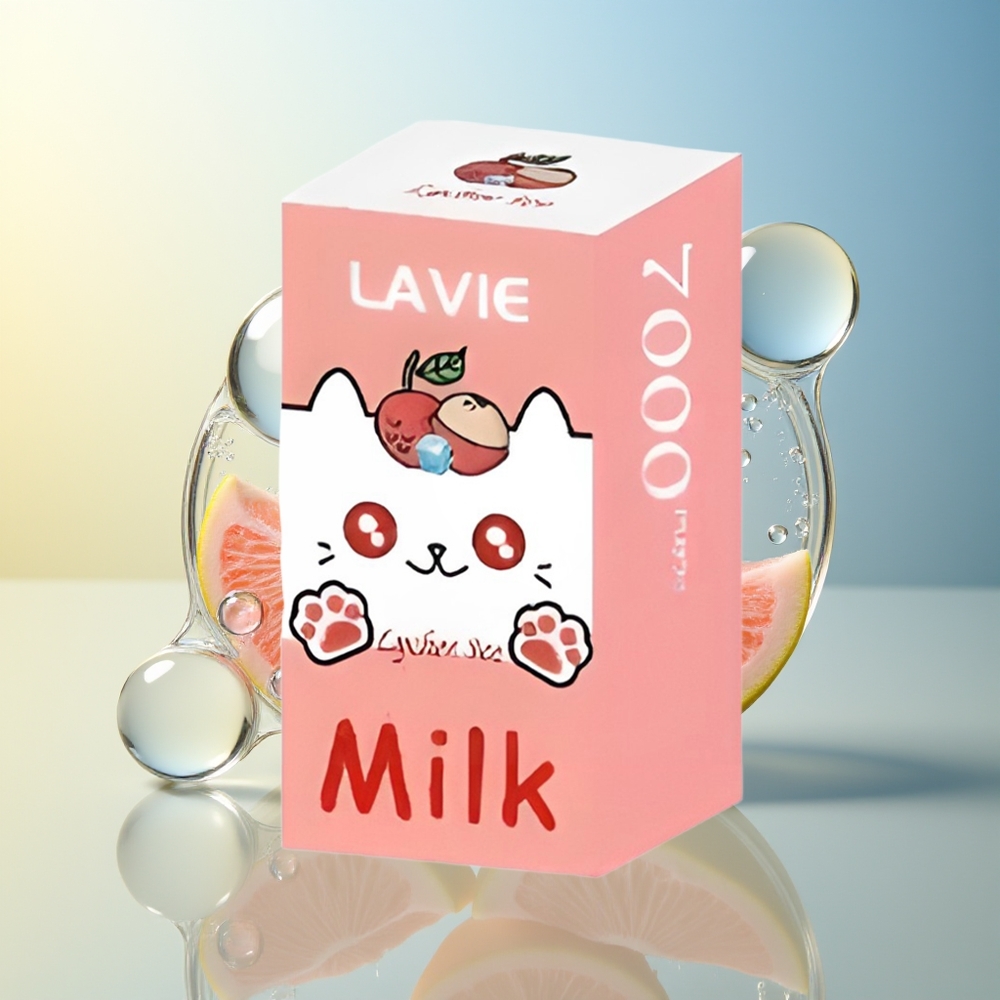 LAVIE Milk 7000 Puff Litchi Ghiaccio Ricaricabile Type C 16ML