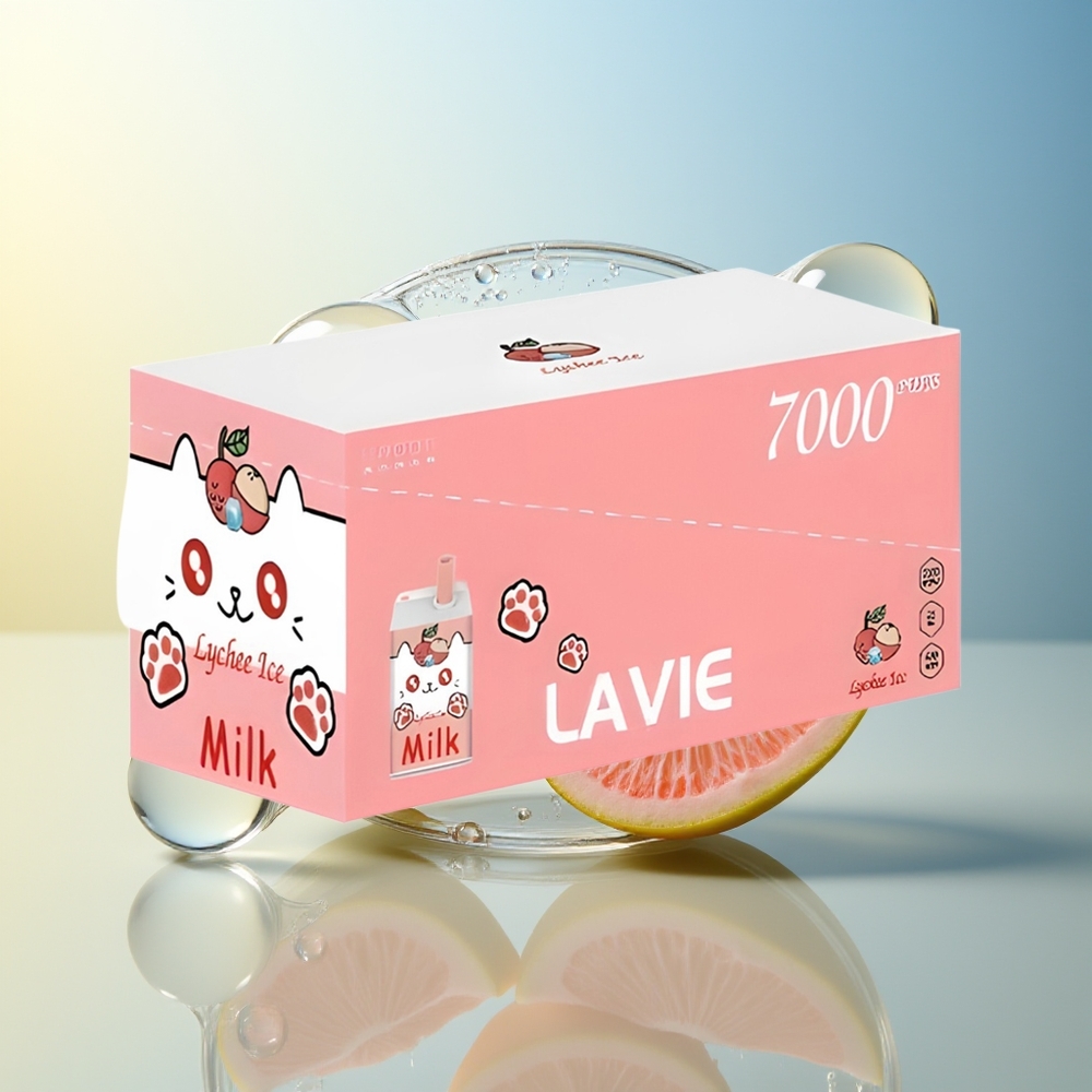 LAVIE Milk 7000 Puff Litchi Ghiaccio Ricaricabile Type C 16ML