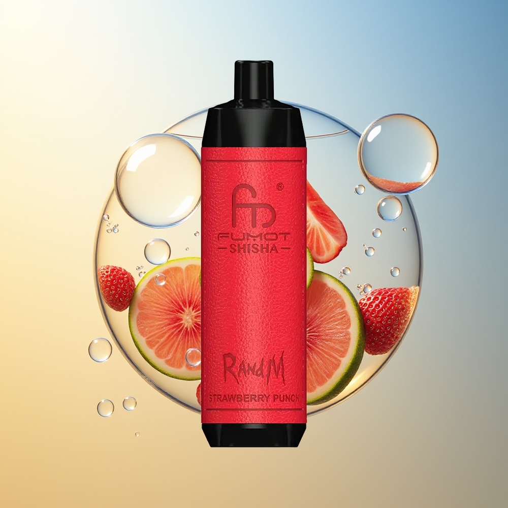 RandM Fumot Shisha 10000 Puff Fragola Punch 18ml Type-C