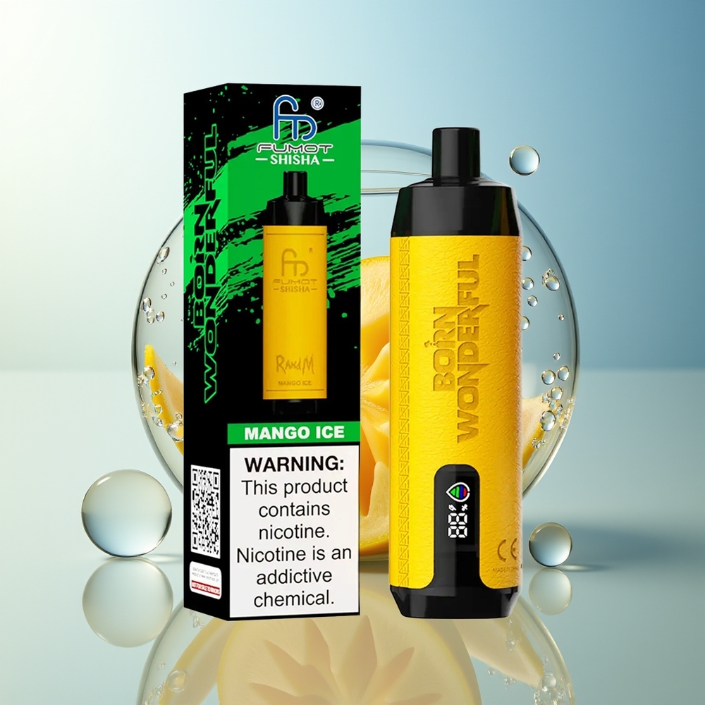 RandM Fumot Shisha 10000 Puff Mango Ghiaccio 18ml Type-C