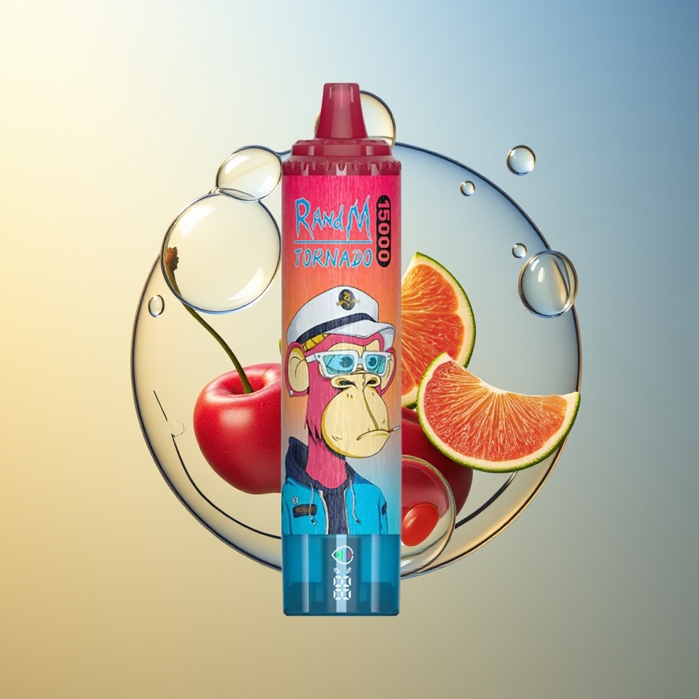 RandM Fumot Tornado 15000 Puff Ciliegia 25ml LCD