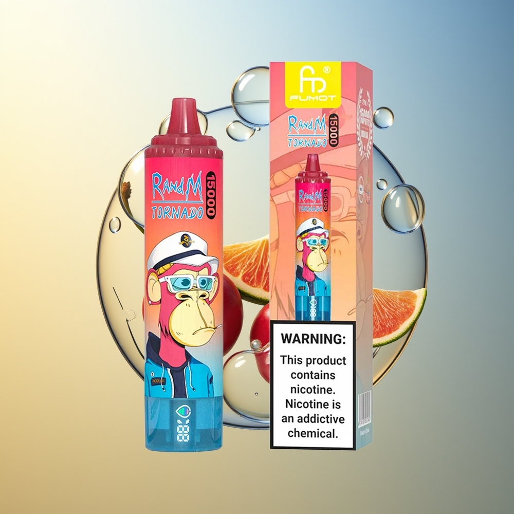 RandM Fumot Tornado 15000 Puff Ciliegia 25ml LCD